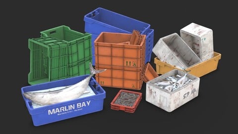Fishing Plastic Crates