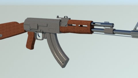 AK-47 3d Model
