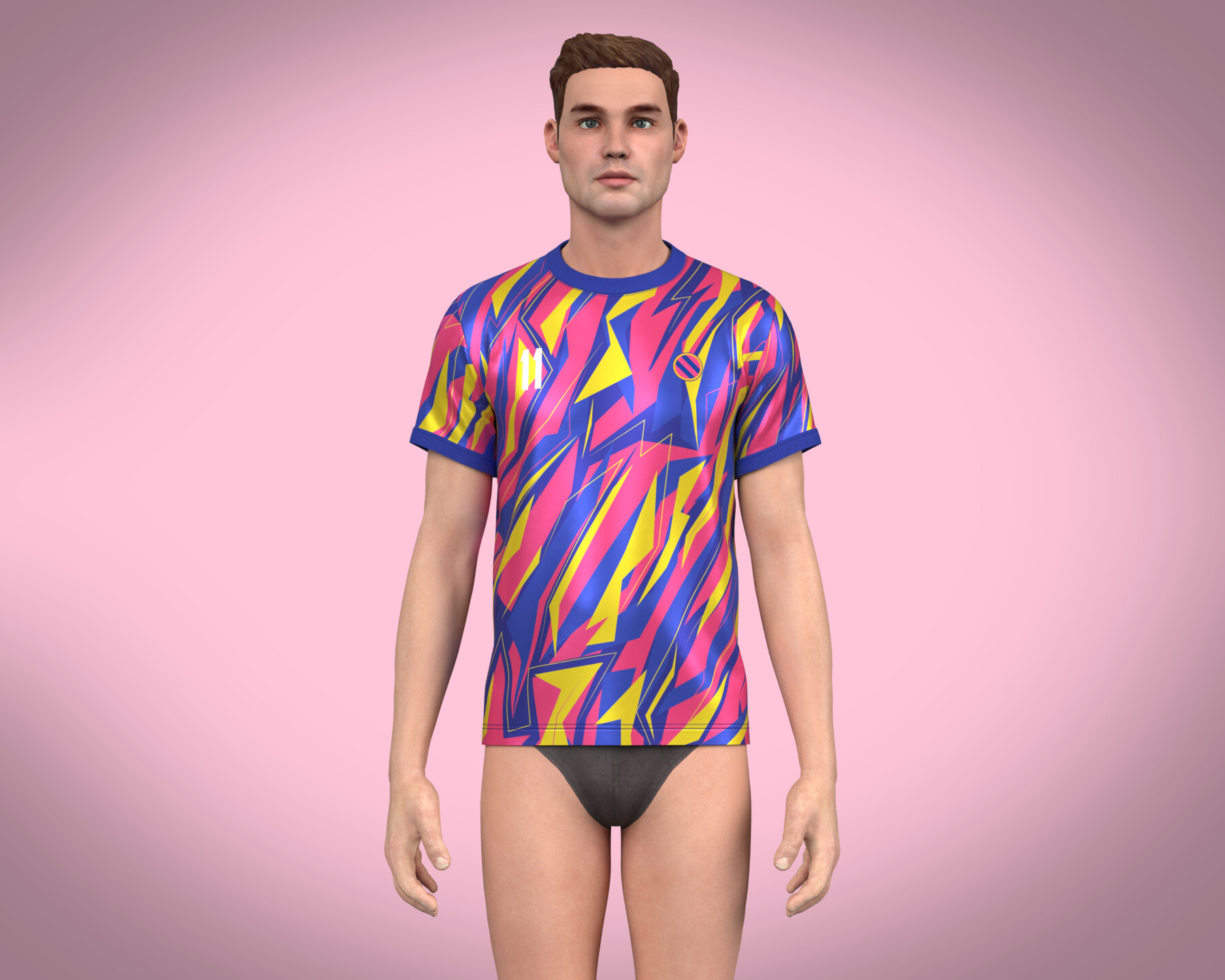 ArtStation - 5 Jersey / Sportwear / sport shirt / CLO3D