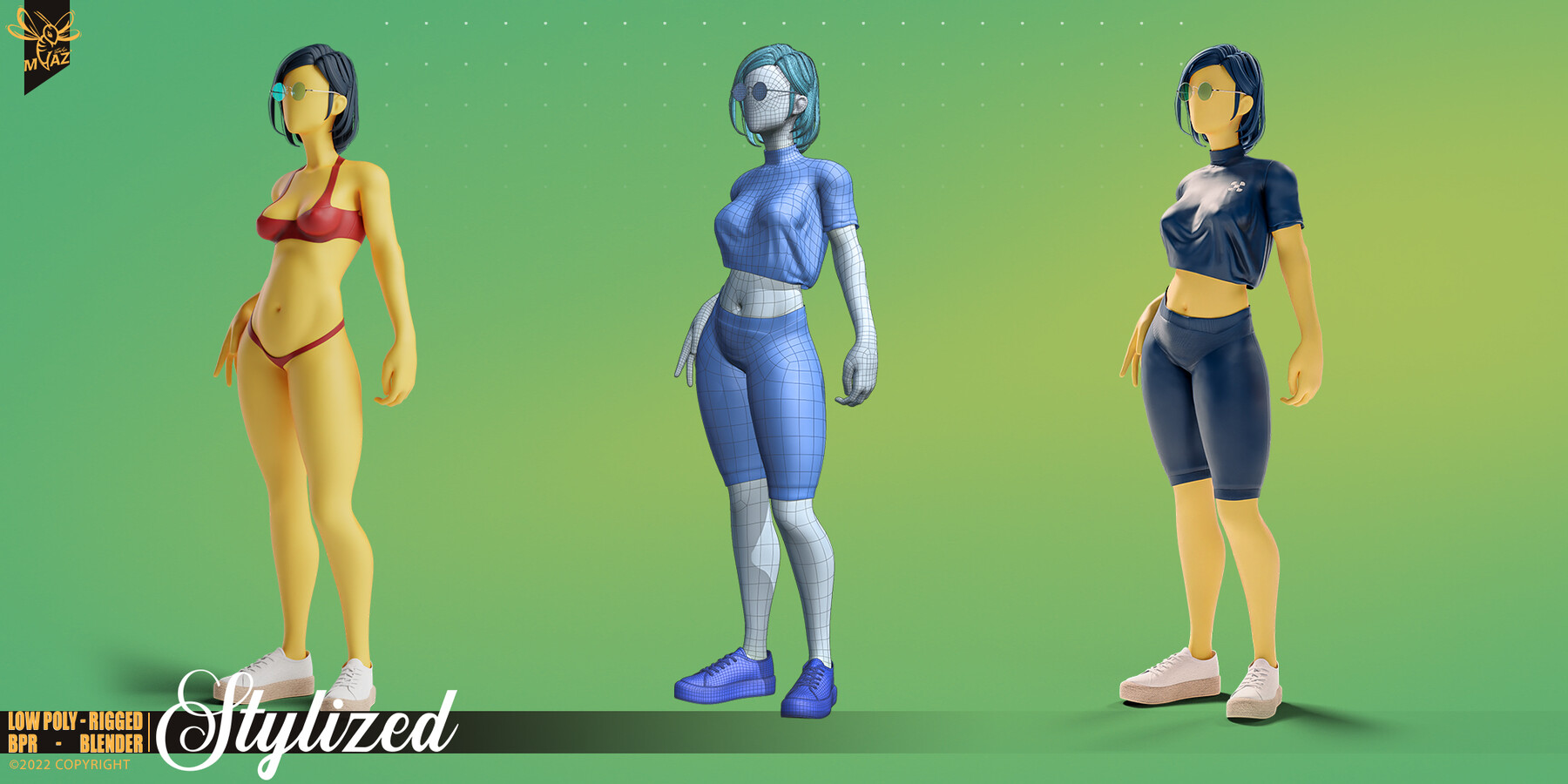 Sam assistant samsung rigging Low-poly 3D Model