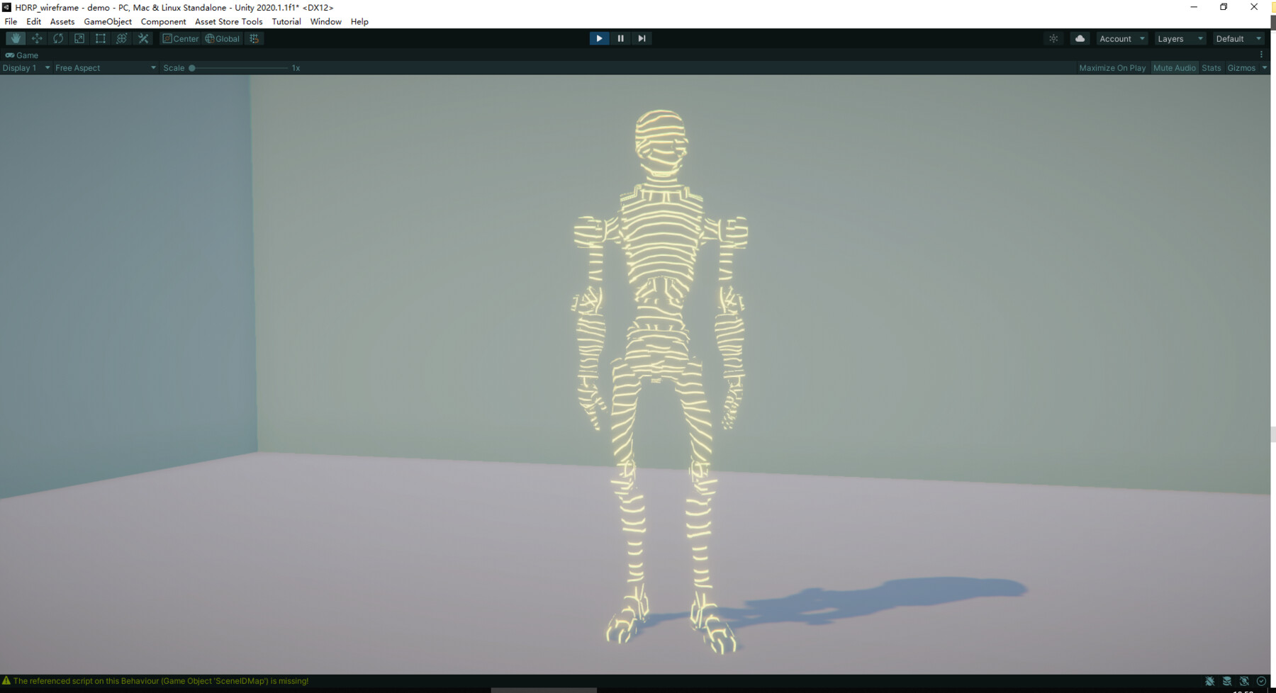 ArtStation - Unity VFX - Wireframe Effect | Game Assets
