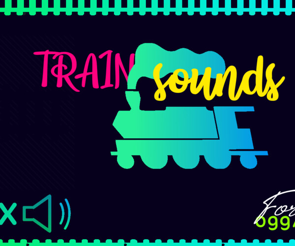 ArtStation Train sound effect pack Game Assets