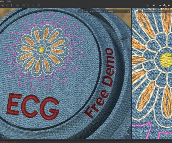ArtStation - EmbroideryCG Pattern Free Demo SP tools | Brushes