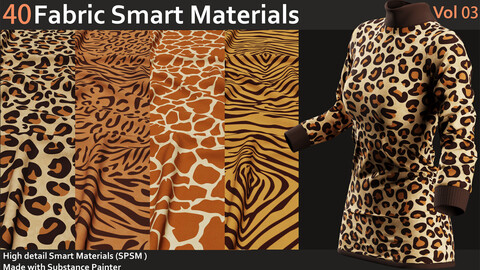 40 Fabric Smart Materials (Animal skin fabric) _Vol3