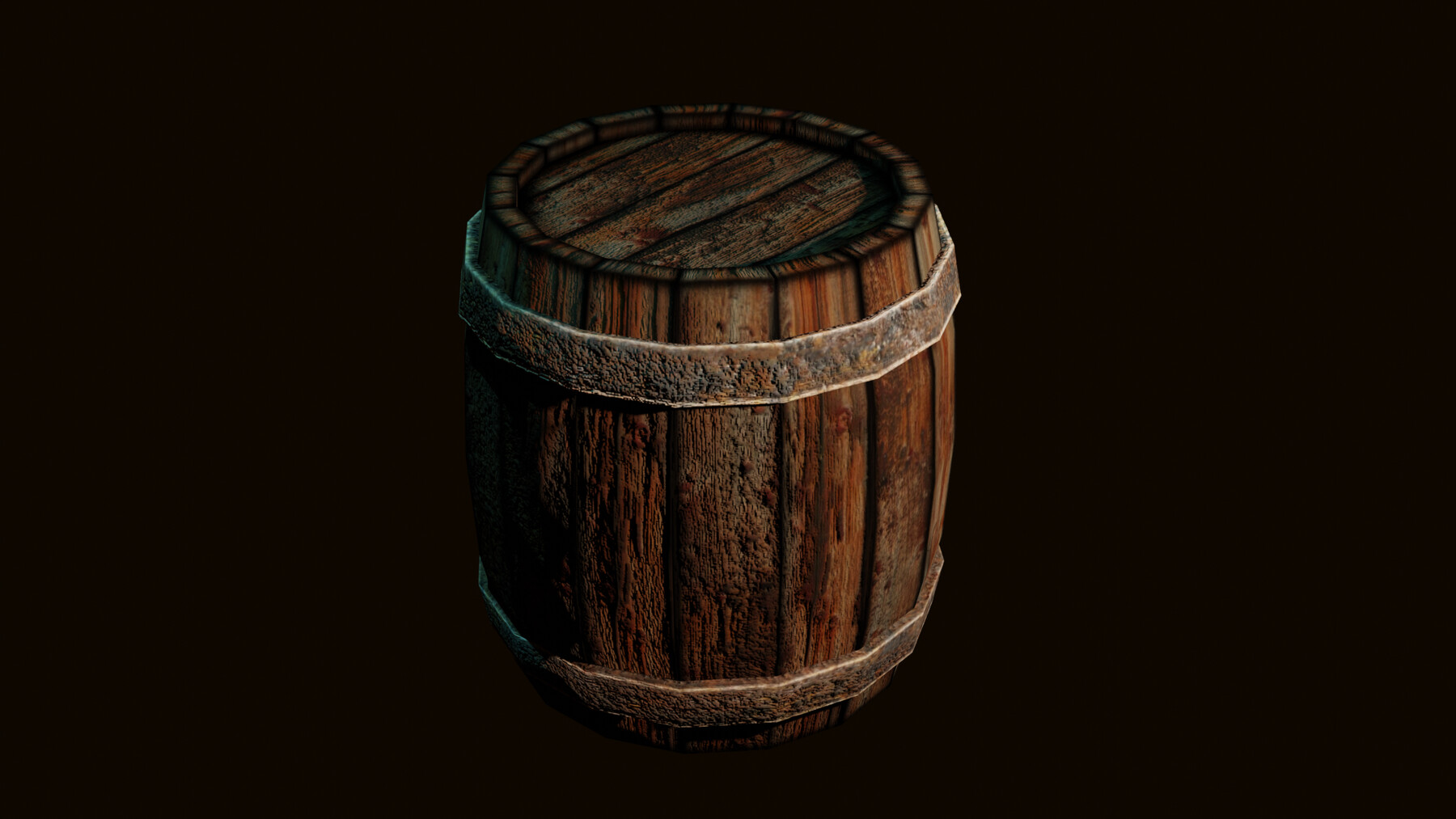 ArtStation - Middle Ages Wooden Barrel [3D, Lowpoly, Game-ready] | Game ...