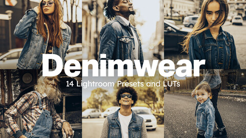 14 Denimwear LUTs and Lightroom Presets