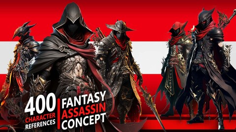 400 Fantasy Assassin Concept - Character references