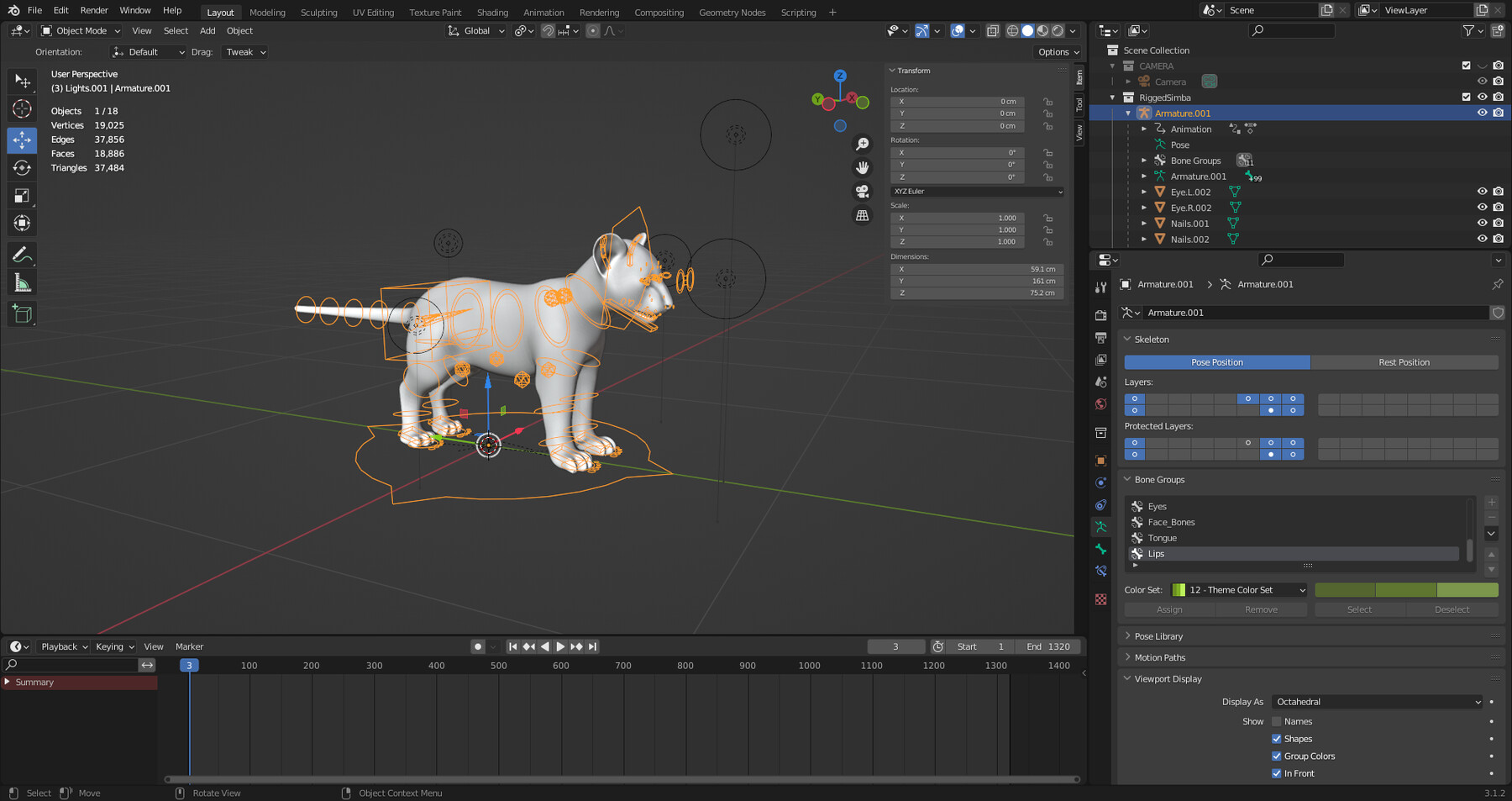 ArtStation - Fur Baby Black Panther Rigged and Animated in Unity | Game ...