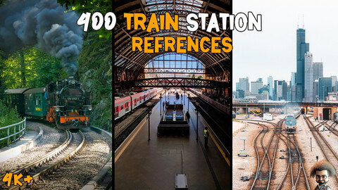 400 Train Station Reference Pack - Vol 1