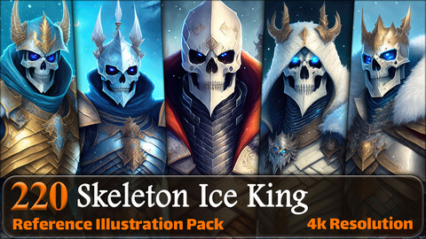 220 Skeleton Ice King Reference Pack | 4K | v.2