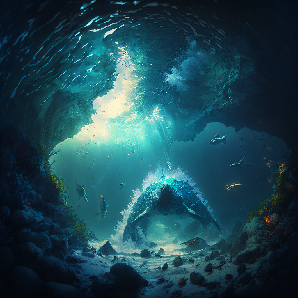 ArtStation - Tidal Tapestry: The Colorful Stories of the Sea 4 | Artworks