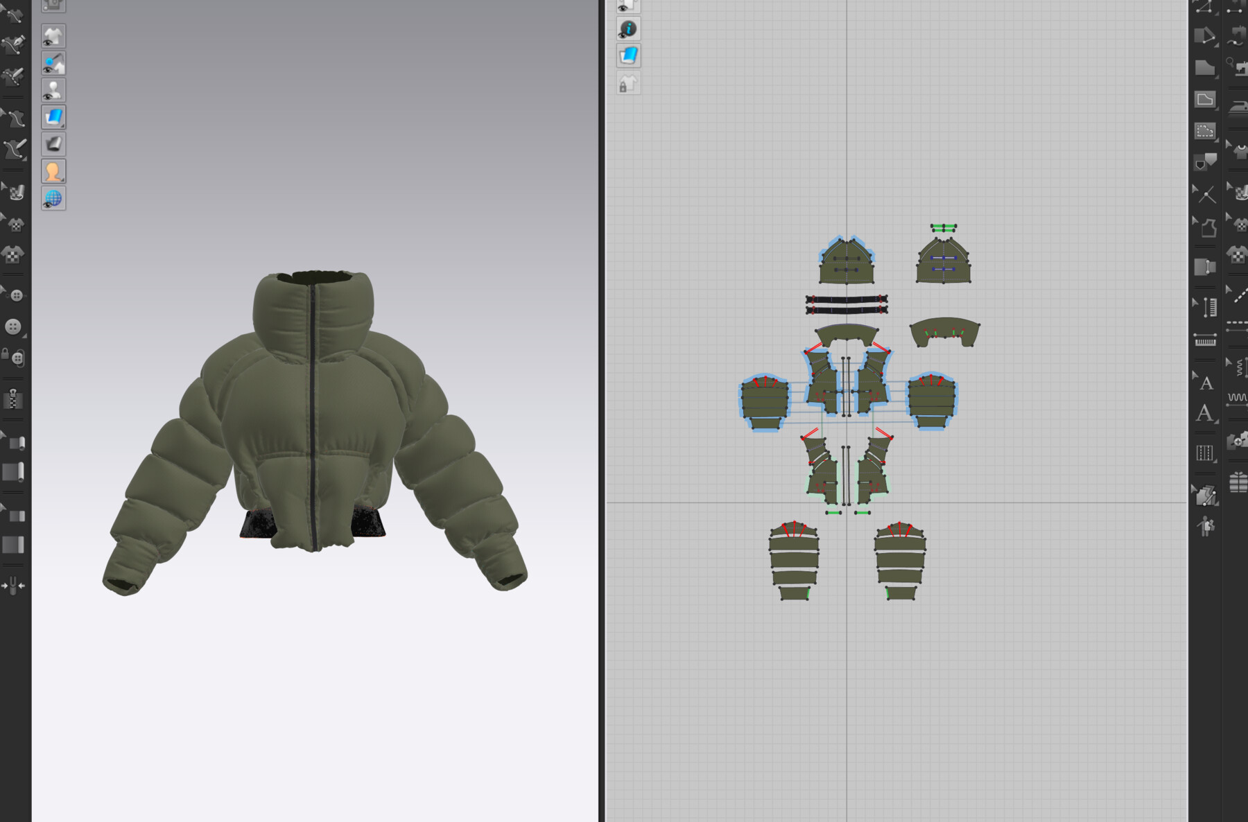 ArtStation - Streetwear Puffer Bomber Jacket/ Clo 3d /Marvelous ...