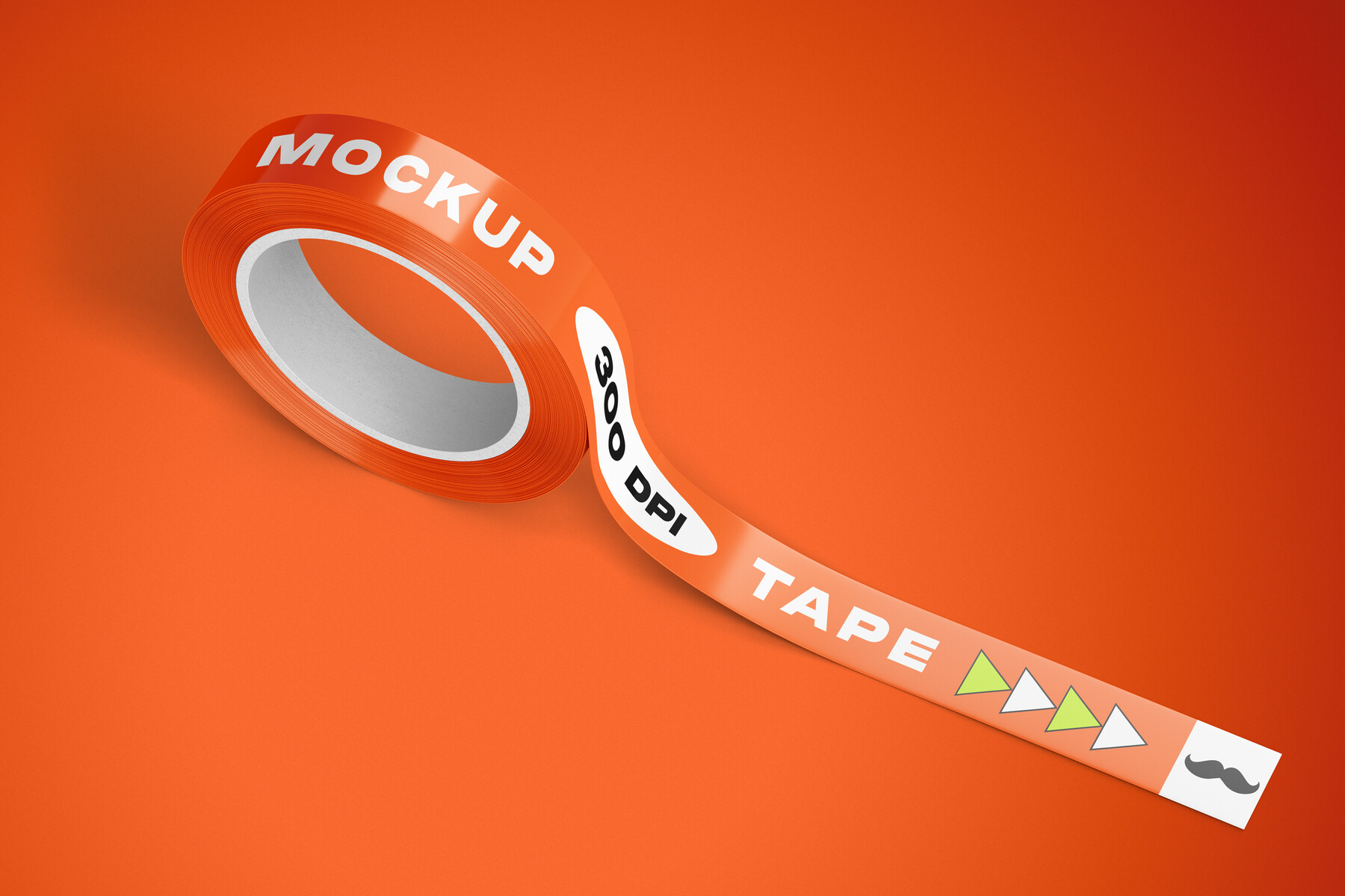 ArtStation Packaging Tape Roll Mockup Artworks