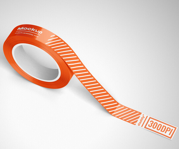 ArtStation Packaging Tape Roll Mockup Artworks