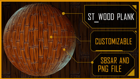 stylized_wood plank