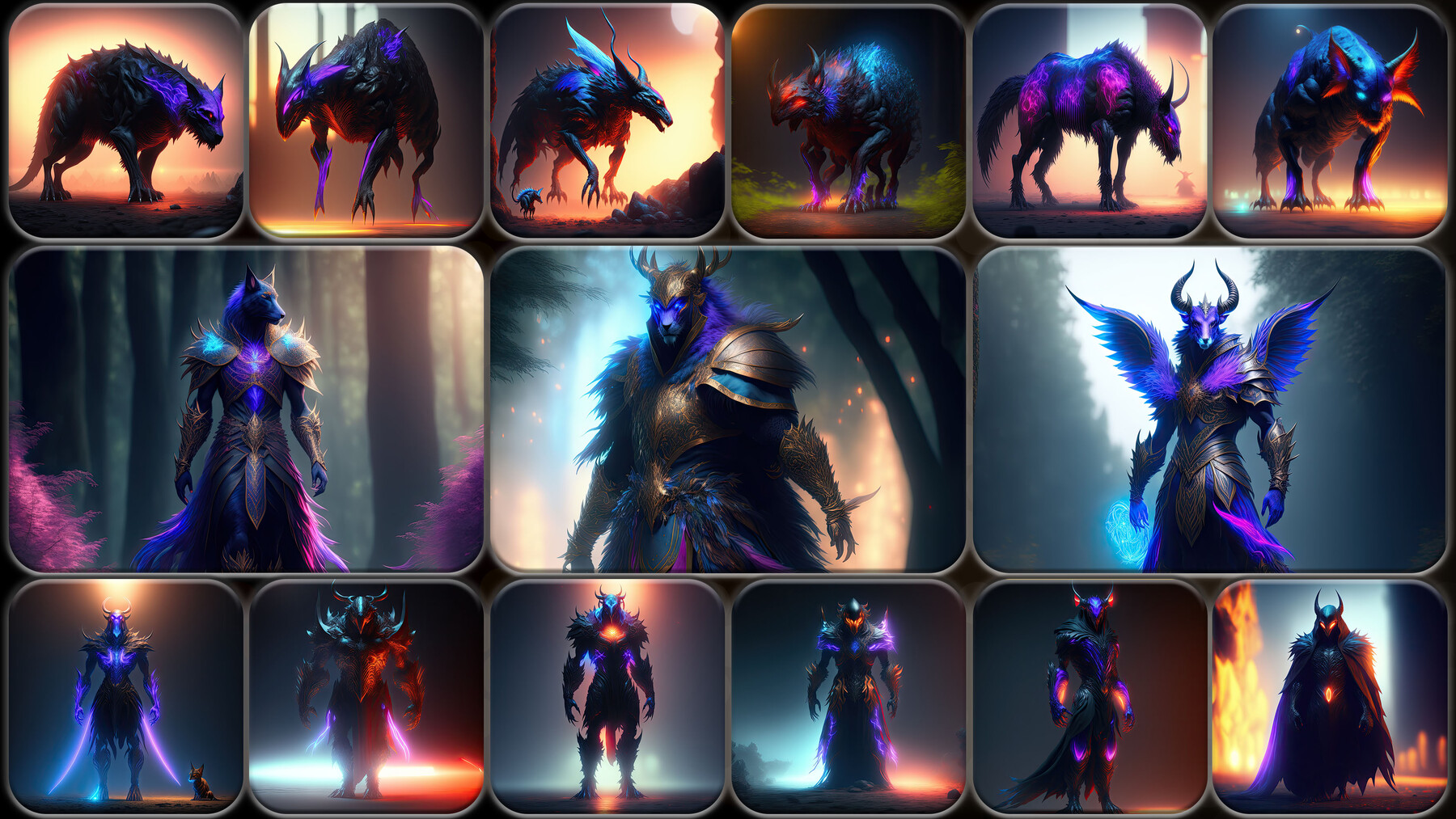 ArtStation - 380 Magical Creature Reference Pack | 4K | v.1 | Artworks