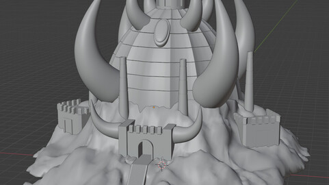 Heroes 3. Inferno Forsaken Palace. For 3D printing.