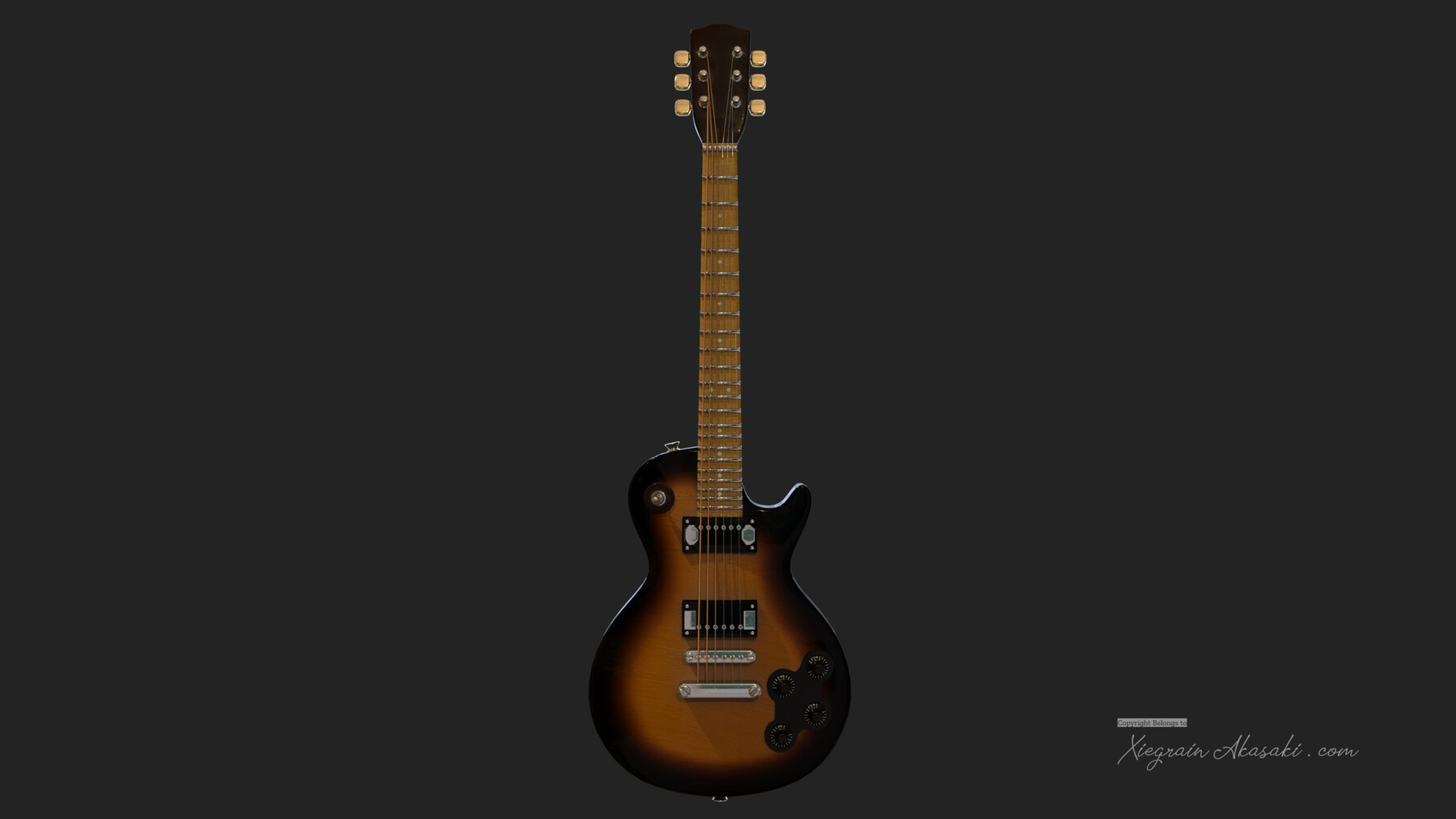 ArtStation Electric Guitar Game Assets
