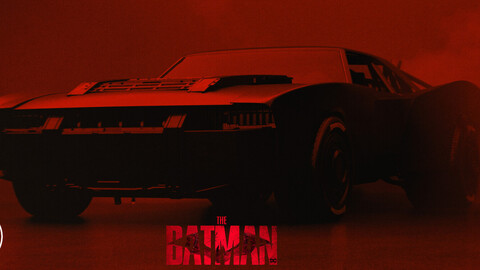 The Batman modified 1969 Dodge Charger|Low-poly 3D model