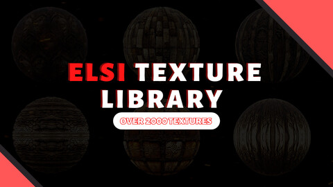Elsi Studio Textures Bundle - 50% Discount Over 2000 4k And Seamless Textures + Substance Material - Fantasy And Realistic + Roughness Maps