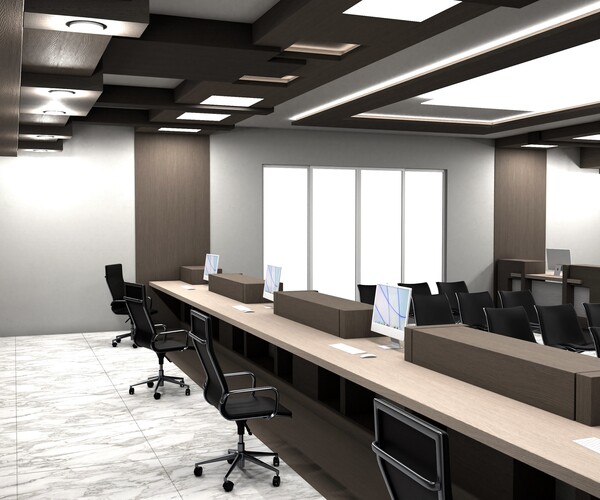 ArtStation - Office interior 02 | Resources