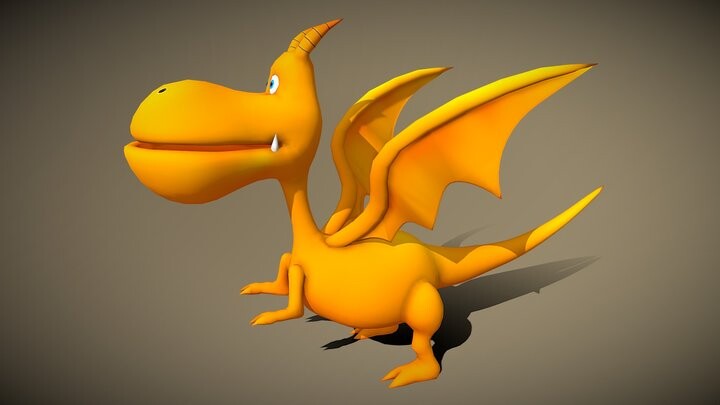 ArtStation - Cartoon Dragon | Game Assets