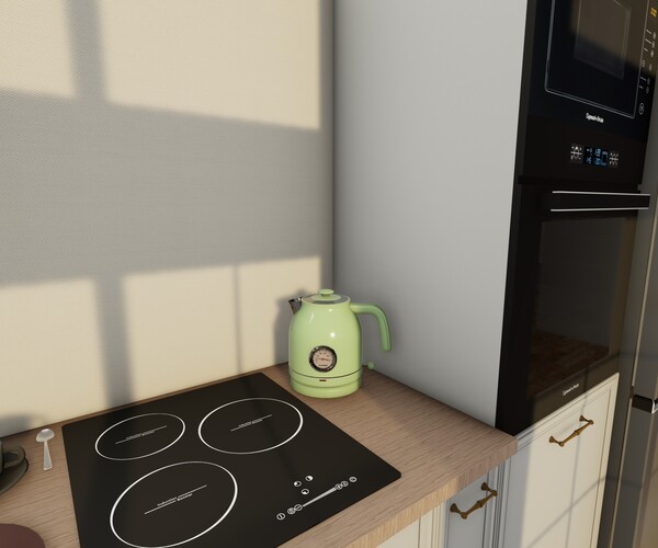 ArtStation - Xiaomi Qcooker Kettle Detailed | Game Assets