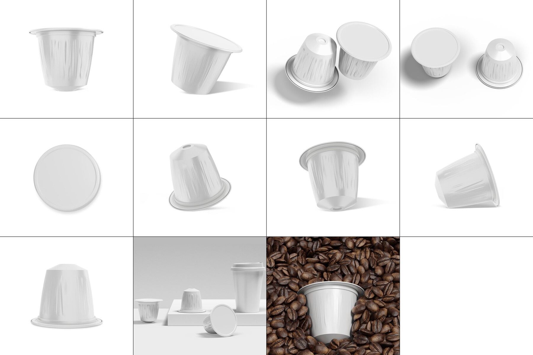 ArtStation Coffee Capsule Mockup Artworks