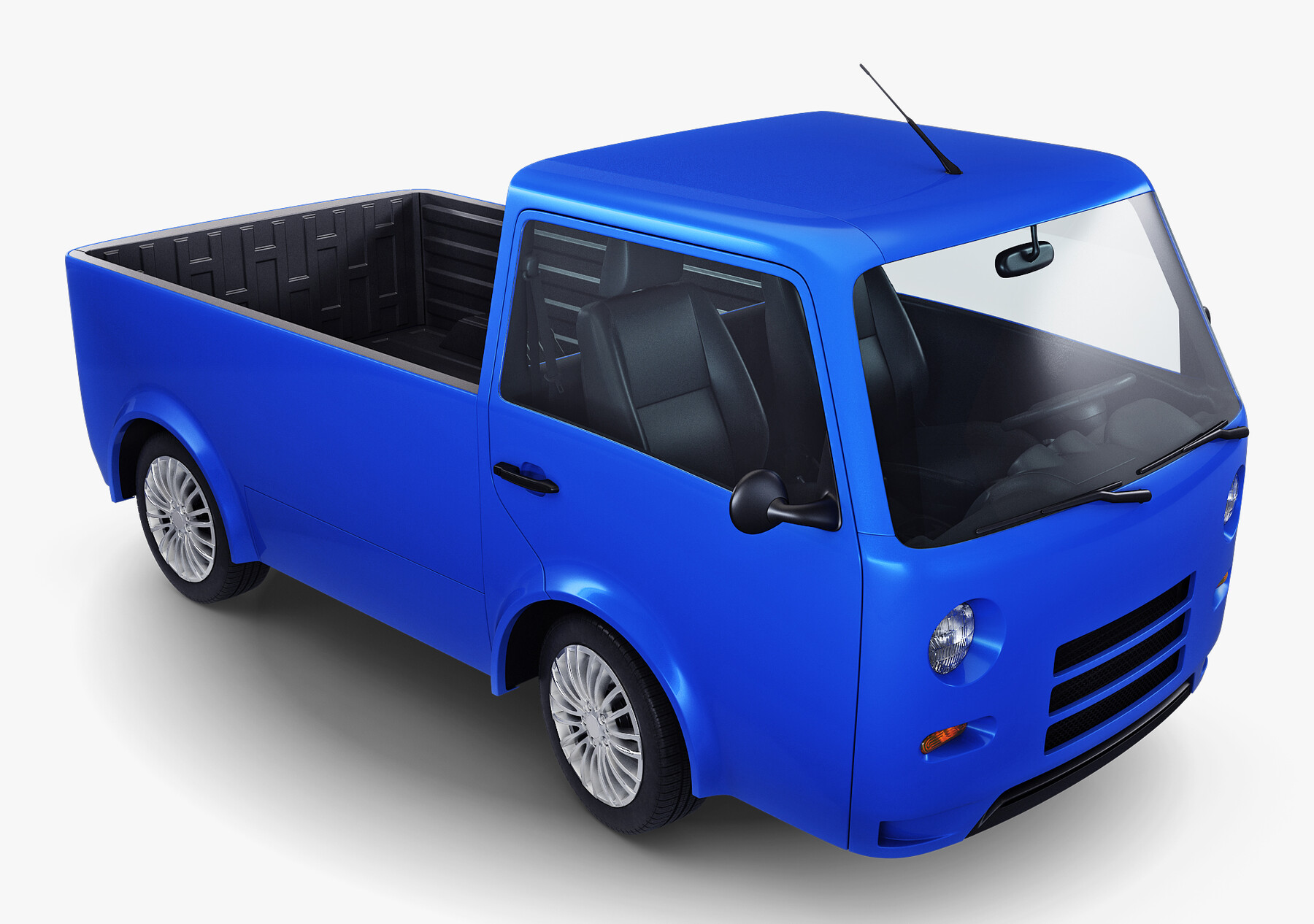 ArtStation - Kei Truck Concept Retro Style Blue | Resources