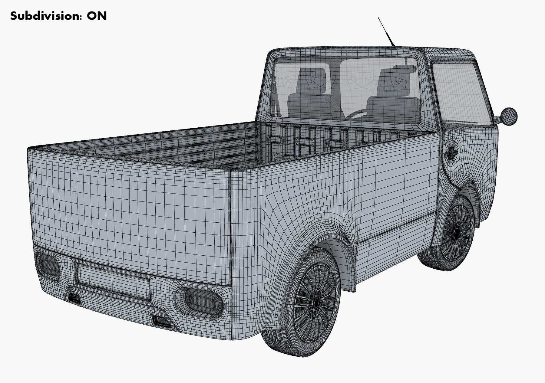 ArtStation - Kei Truck Concept Retro Style Blue | Resources