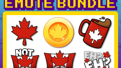 Twitch Emote Bundle: Canada Canadian Love