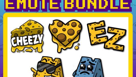 Twitch Emote Bundle: Cheese