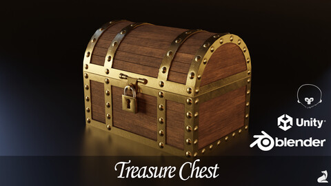 Treasure Chest - Unity Game Ready