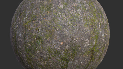 Mossy Rock 4k pbr textures