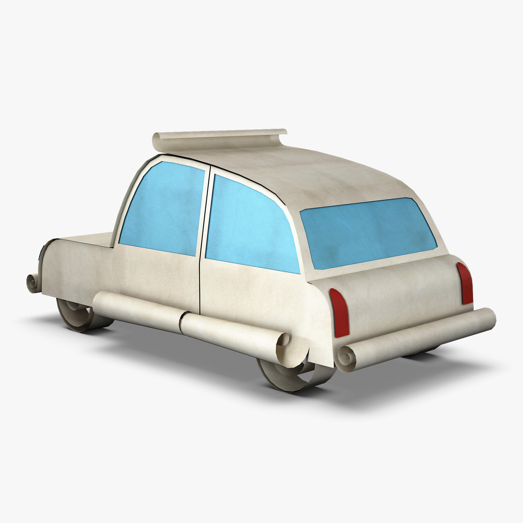 ArtStation - Car Hatchback Paper v 1 | Resources