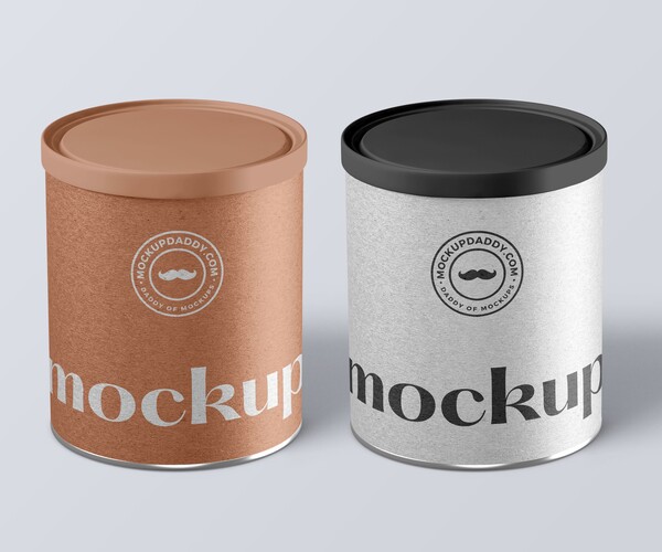 ArtStation Paper Tube Jar Mockup Artworks