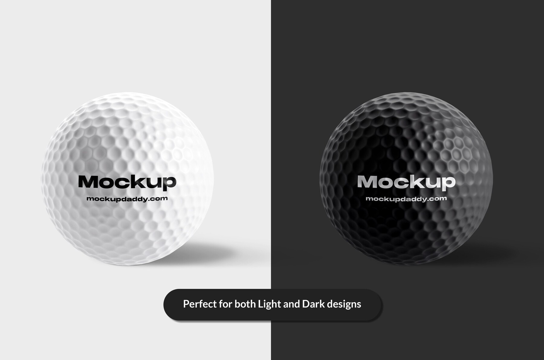ArtStation Golf Ball Mockup Artworks