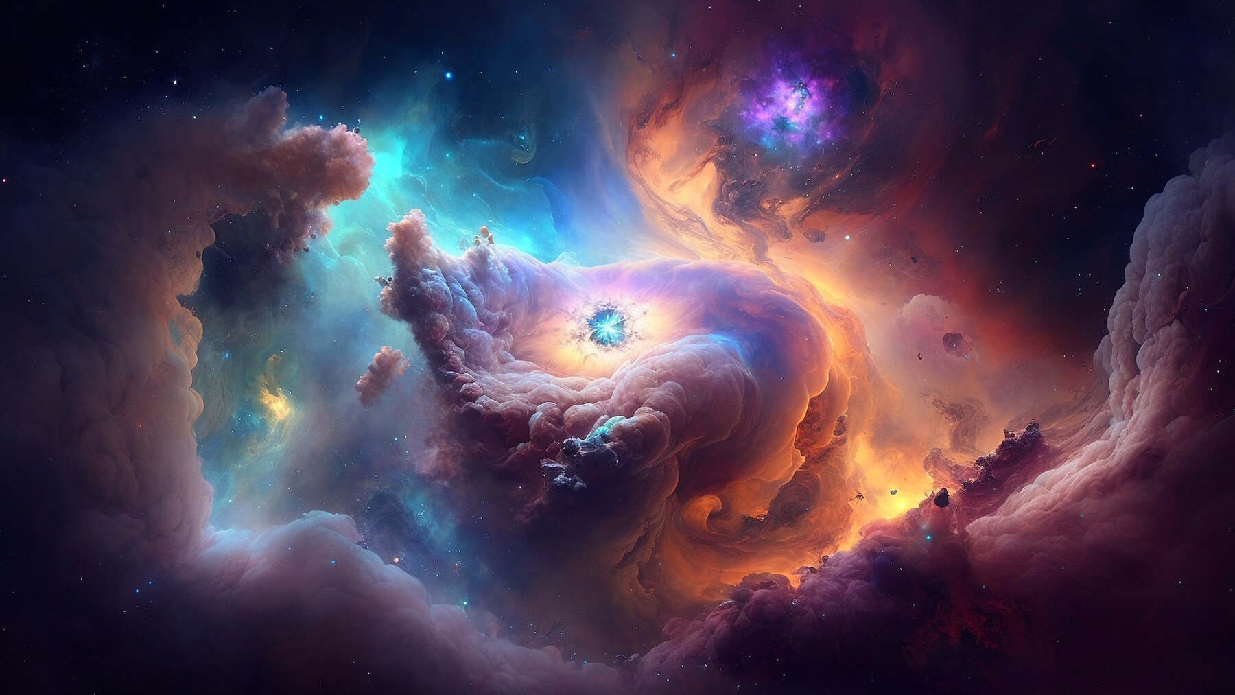 ArtStation - The scenes of galactic nebulae 100 vol. 1 | Artworks