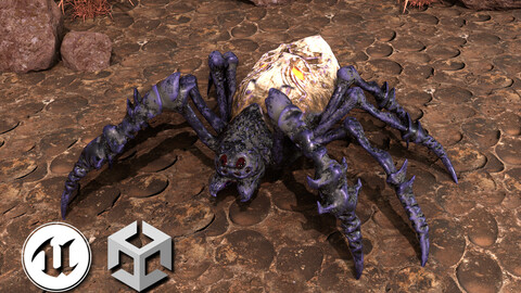 Giant Spider - The Demon Face - Ngchipv