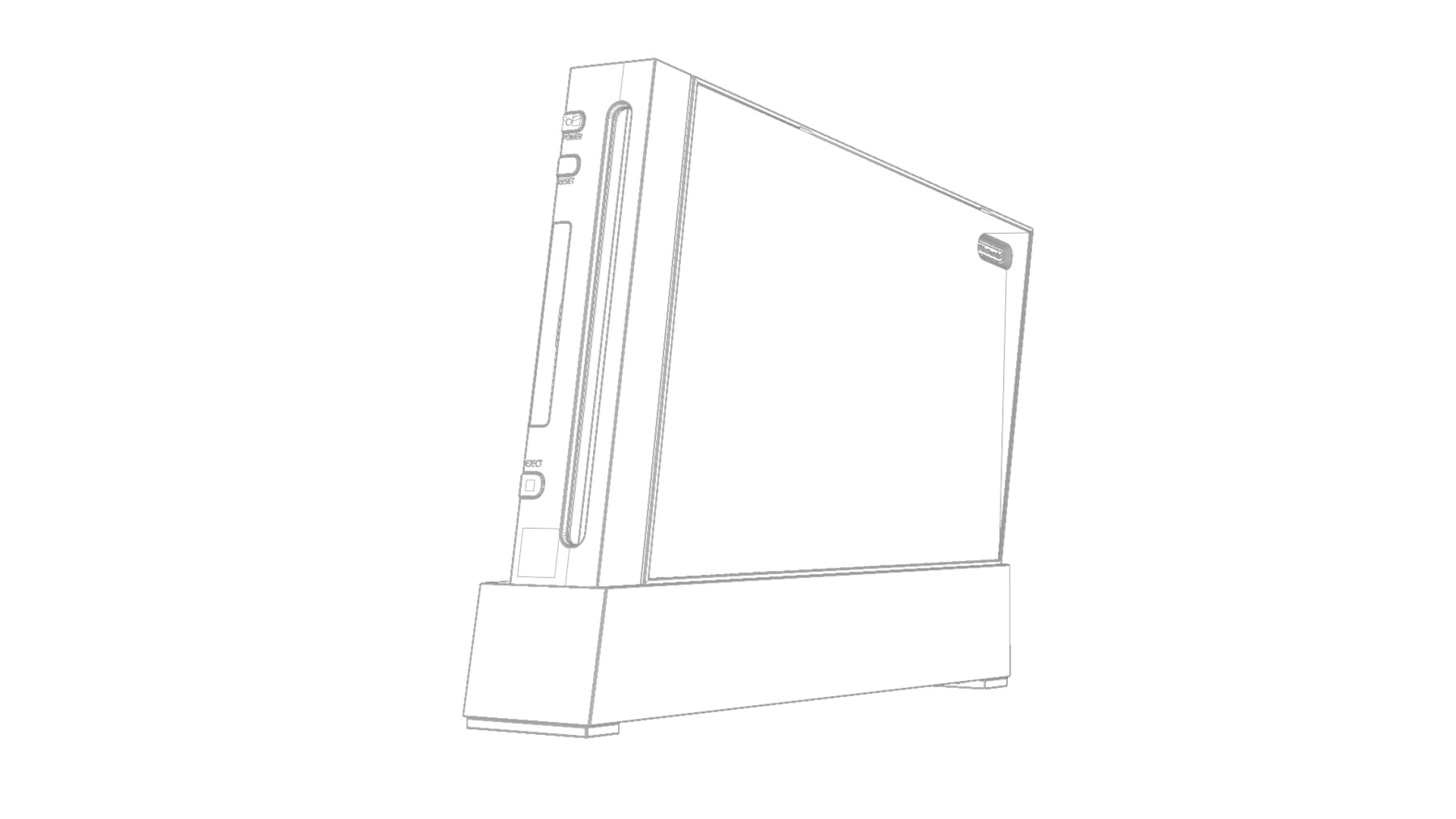 ArtStation Wii console Resources