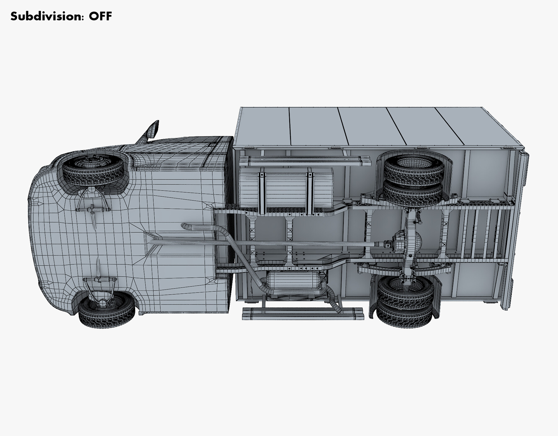 ArtStation - Generic Box Truck v 1 | Resources