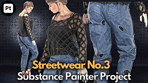 Streetwear No.3 : Substance Painter Project