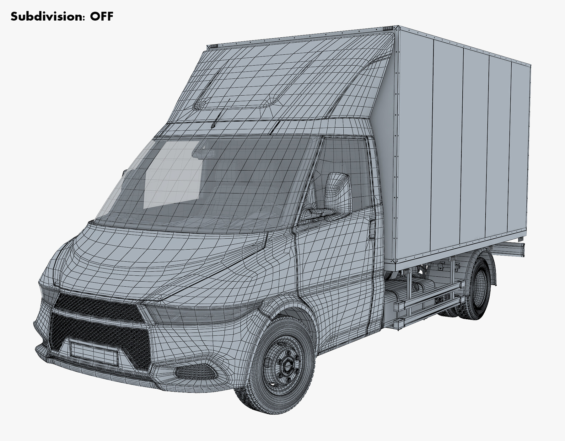 ArtStation - Generic Box Truck v 2 | Resources
