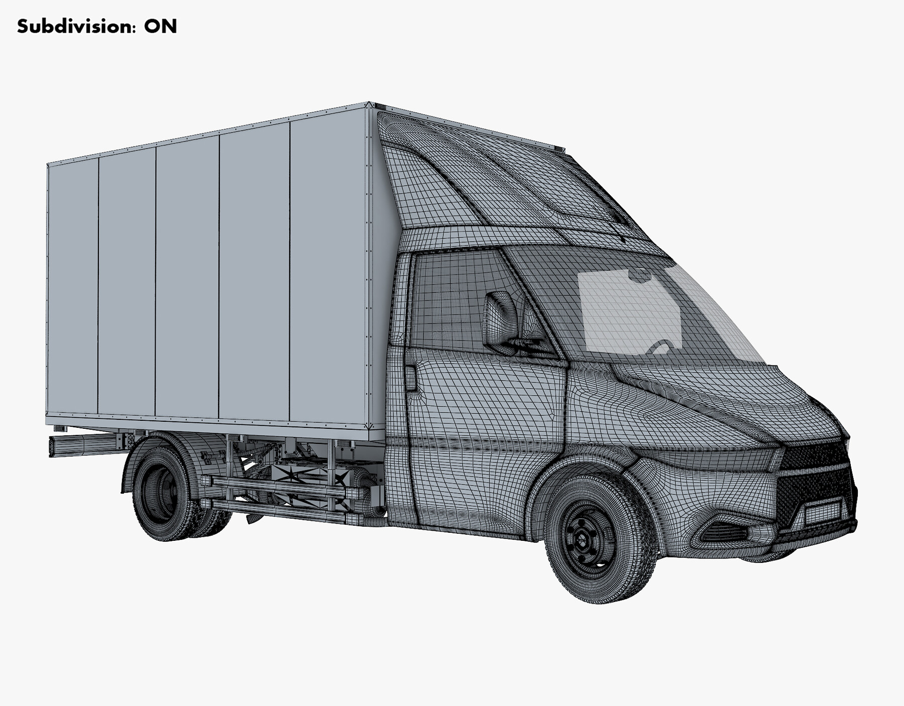 ArtStation - Generic Box Truck v 2 | Resources