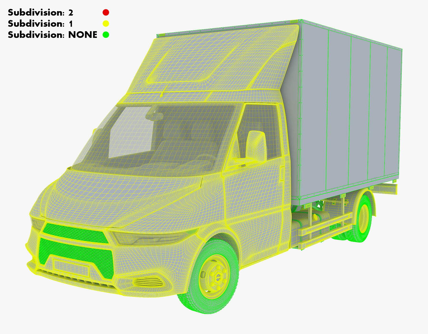 ArtStation - Generic Box Truck v 2 | Resources