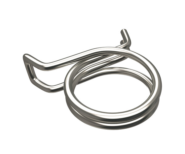 Artstation - Double Wire Spring Hose Clamp Silver 