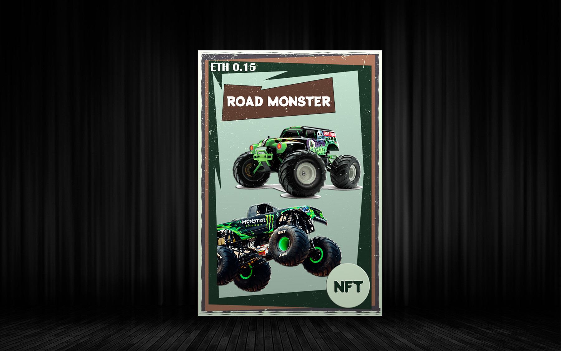 ArtStation - Photoshop NFT Trading Card design | Artworks