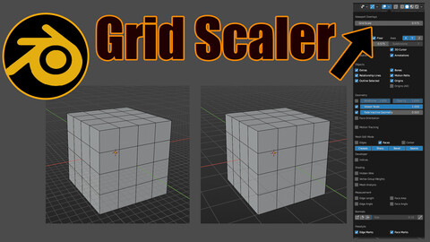 Grid Scaler addon for Blender