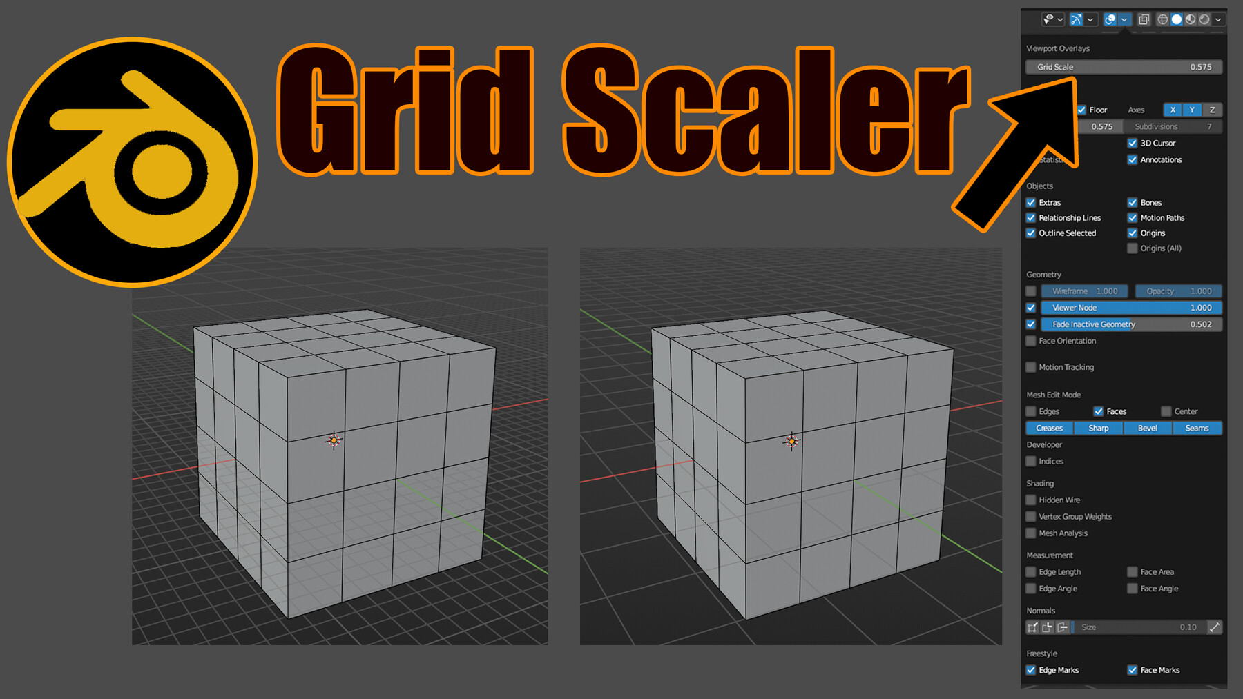 ArtStation Grid Scaler addon for Blender Resources