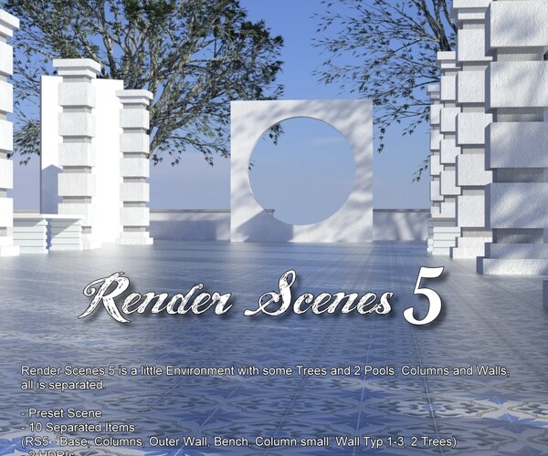 ArtStation - Render Scenes 5 (DAZ3D) | Resources